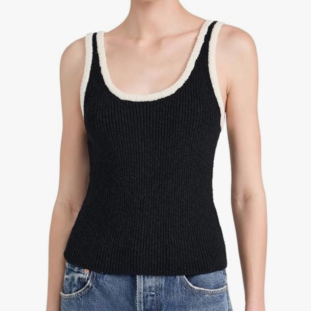 Rails Women's Albie Tank Black & White